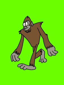 Gif animé Bigfoot marche